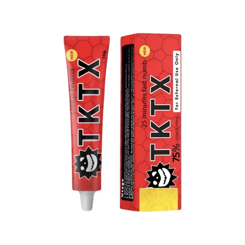 ✅ TKTX RED 75% - Nuestra Crema más POTENTE - TATTOO | DEPILACION | PERFORACION | MICROBLADING